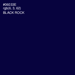 #06033E - Black Rock Color Image