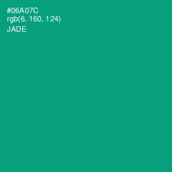 #06A07C - Jade Color Image