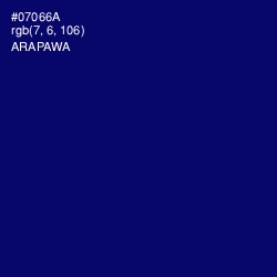 #07066A - Arapawa Color Image