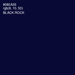 #080A35 - Black Rock Color Image