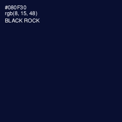 #080F30 - Black Rock Color Image