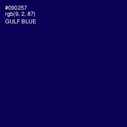 #090257 - Gulf Blue Color Image