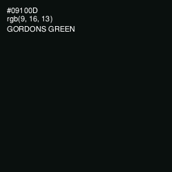 #09100D - Gordons Green Color Image
