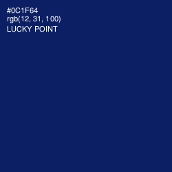 #0C1F64 - Lucky Point Color Image