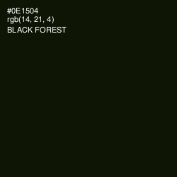 #0E1504 - Black Forest Color Image