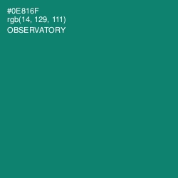 #0E816F - Observatory Color Image