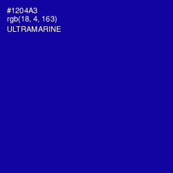 #1204A3 - Ultramarine Color Image