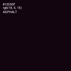 #12050F - Asphalt Color Image