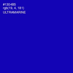 #1304B5 - Ultramarine Color Image