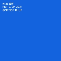 #1363DF - Science Blue Color Image
