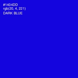 #1404DD - Dark Blue Color Image