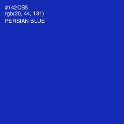 #142CB5 - Persian Blue Color Image
