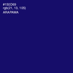 #150D69 - Arapawa Color Image