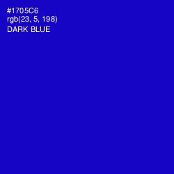 #1705C6 - Dark Blue Color Image