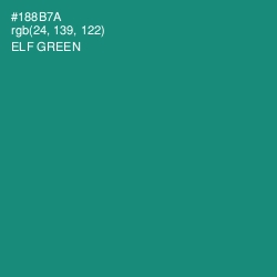 #188B7A - Elf Green Color Image