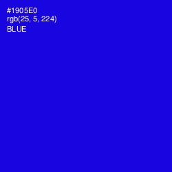 #1905E0 - Blue Color Image