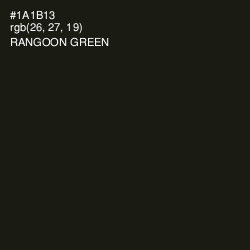 #1A1B13 - Rangoon Green Color Image