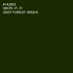 #1A2902 - Deep Forest Green Color Image