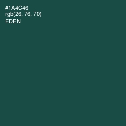 #1A4C46 - Eden Color Image