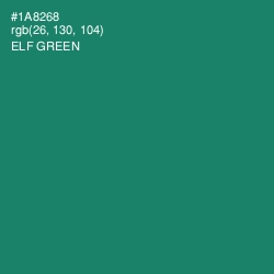 #1A8268 - Elf Green Color Image