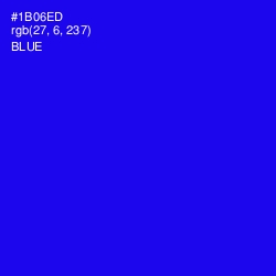 #1B06ED - Blue Color Image