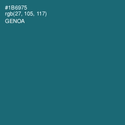 #1B6975 - Genoa Color Image