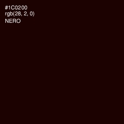 #1C0200 - Nero Color Image