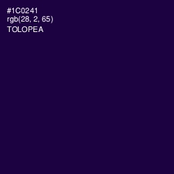 #1C0241 - Tolopea Color Image