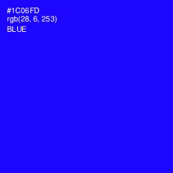 #1C06FD - Blue Color Image