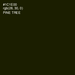 #1C1E00 - Pine Tree Color Image