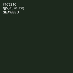 #1C291C - Seaweed Color Image