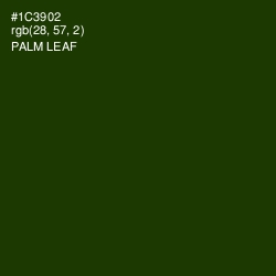 #1C3902 - Palm Leaf Color Image