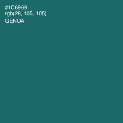 #1C6969 - Genoa Color Image