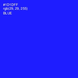#1D1DFF - Blue Color Image