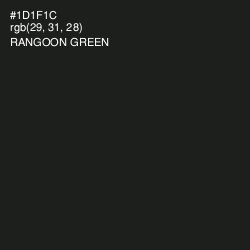 #1D1F1C - Rangoon Green Color Image
