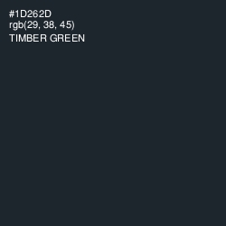 #1D262D - Timber Green Color Image