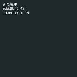#1D282B - Timber Green Color Image