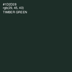 #1D2D28 - Timber Green Color Image