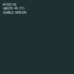 #1D3133 - Gable Green Color Image