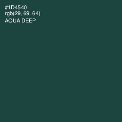 #1D4540 - Aqua Deep Color Image