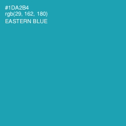 #1DA2B4 - Eastern Blue Color Image