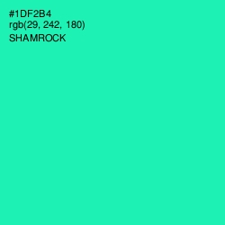#1DF2B4 - Shamrock Color Image
