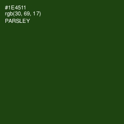 #1E4511 - Parsley Color Image
