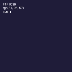#1F1C39 - Haiti Color Image