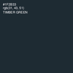 #1F2B33 - Timber Green Color Image