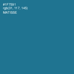 #1F7591 - Matisse Color Image