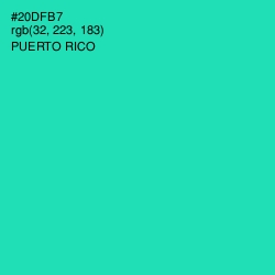 #20DFB7 - Puerto Rico Color Image