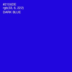 #2106DE - Dark Blue Color Image