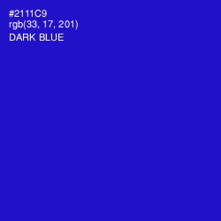 #2111C9 - Dark Blue Color Image