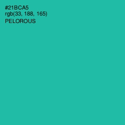 #21BCA5 - Pelorous Color Image